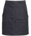 PR125 Premier Denim Waist Apron BLACK DENIM colour image